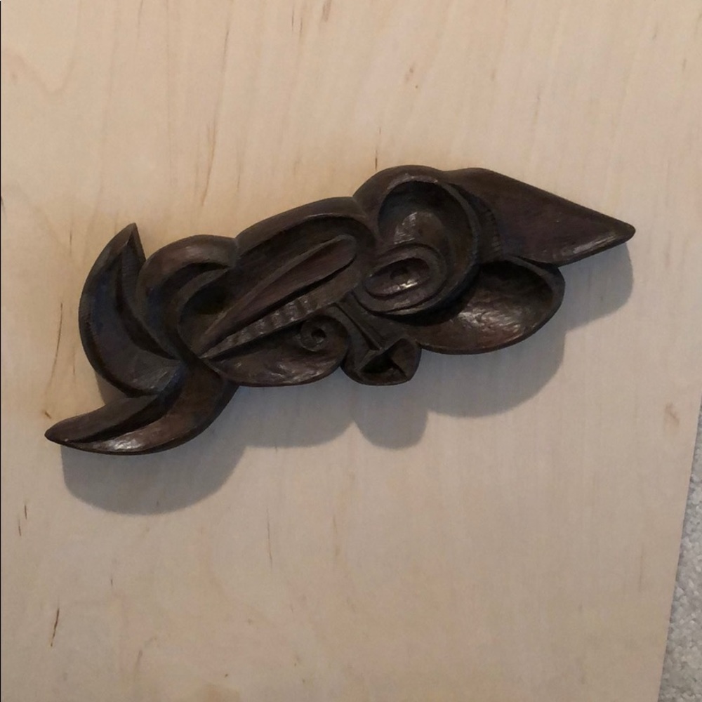 Hand Carved Wood Carving Abstract